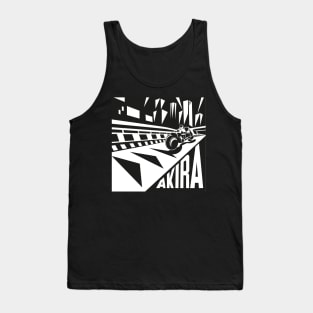 Akira futurism black and white Tank Top